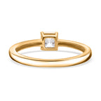 Luxuriant 14K Yellow Gold SGL Certified Lab Grown Diamond (VS/EF) Asscher Cut Ring 2.00 Ct._8242879_3