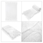 Supersoft Mohair Wool Cozy Mix Blanket with Timeless Appeal (Size 170x130 cm) - Ivory_8244664_5
