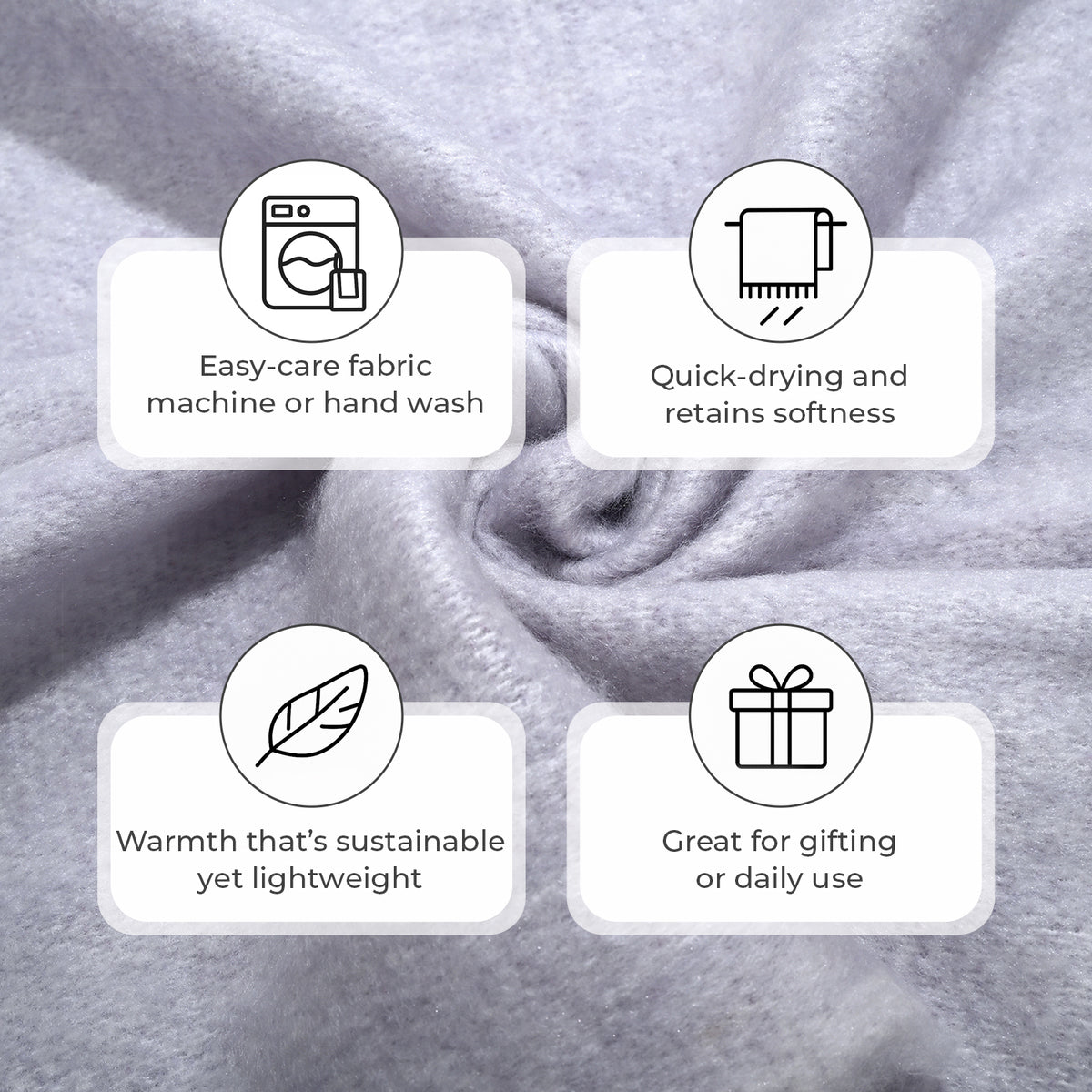 Supersoft Mohair Wool Cozy Mix Blanket with Timeless Appeal (Size 170x130 cm) - Rust 8244668 3
