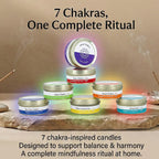 LIVMORE Seven Chakra Candle Gift Box With Seven Chakra Gemstone Bracelet_8244698_1