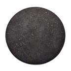 Natural Shungite Buddha Embossed Round Tile 910.00 Ct.