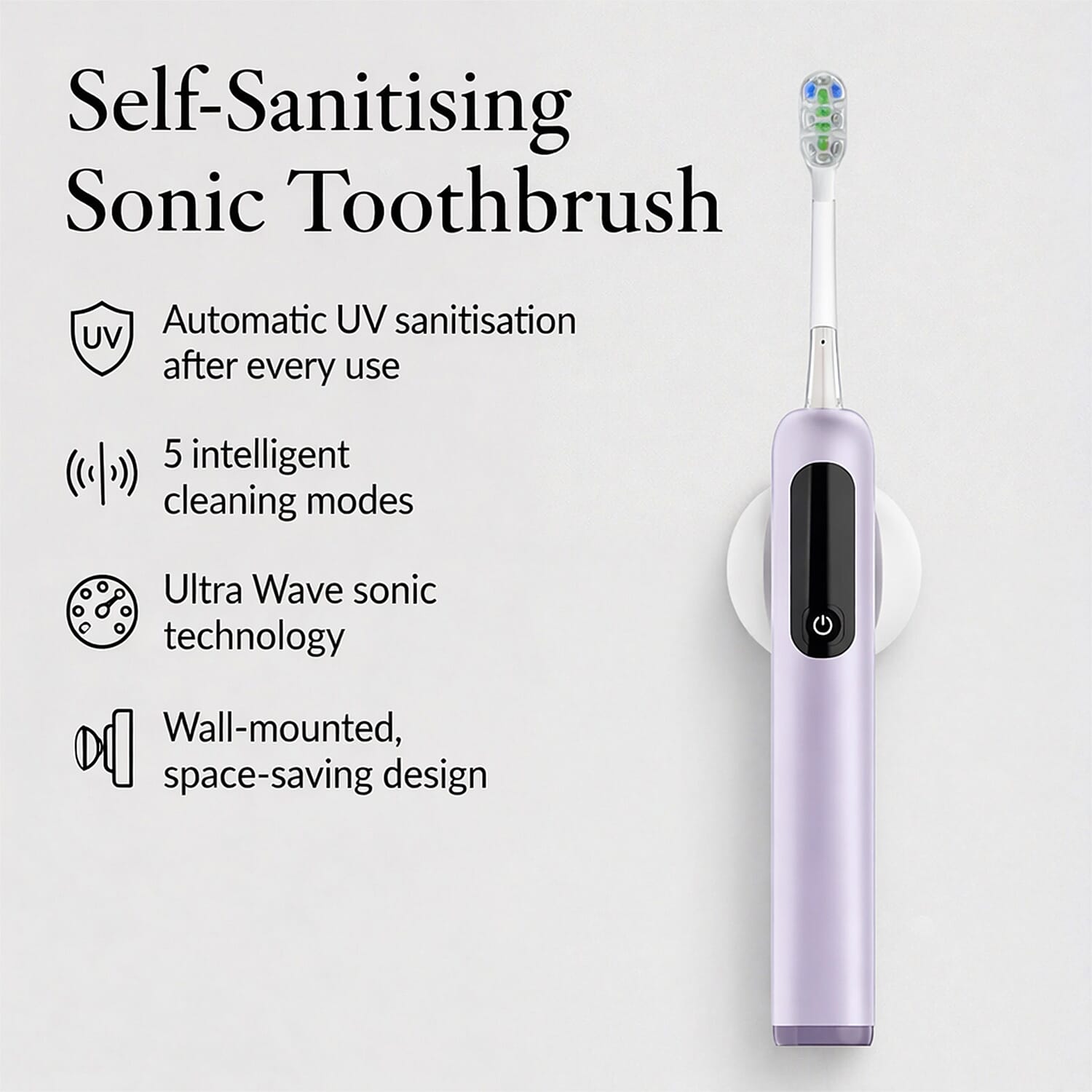 Lab Life Sonic Toothbrush with Ultra Wave UV Sanitising 8245529 1