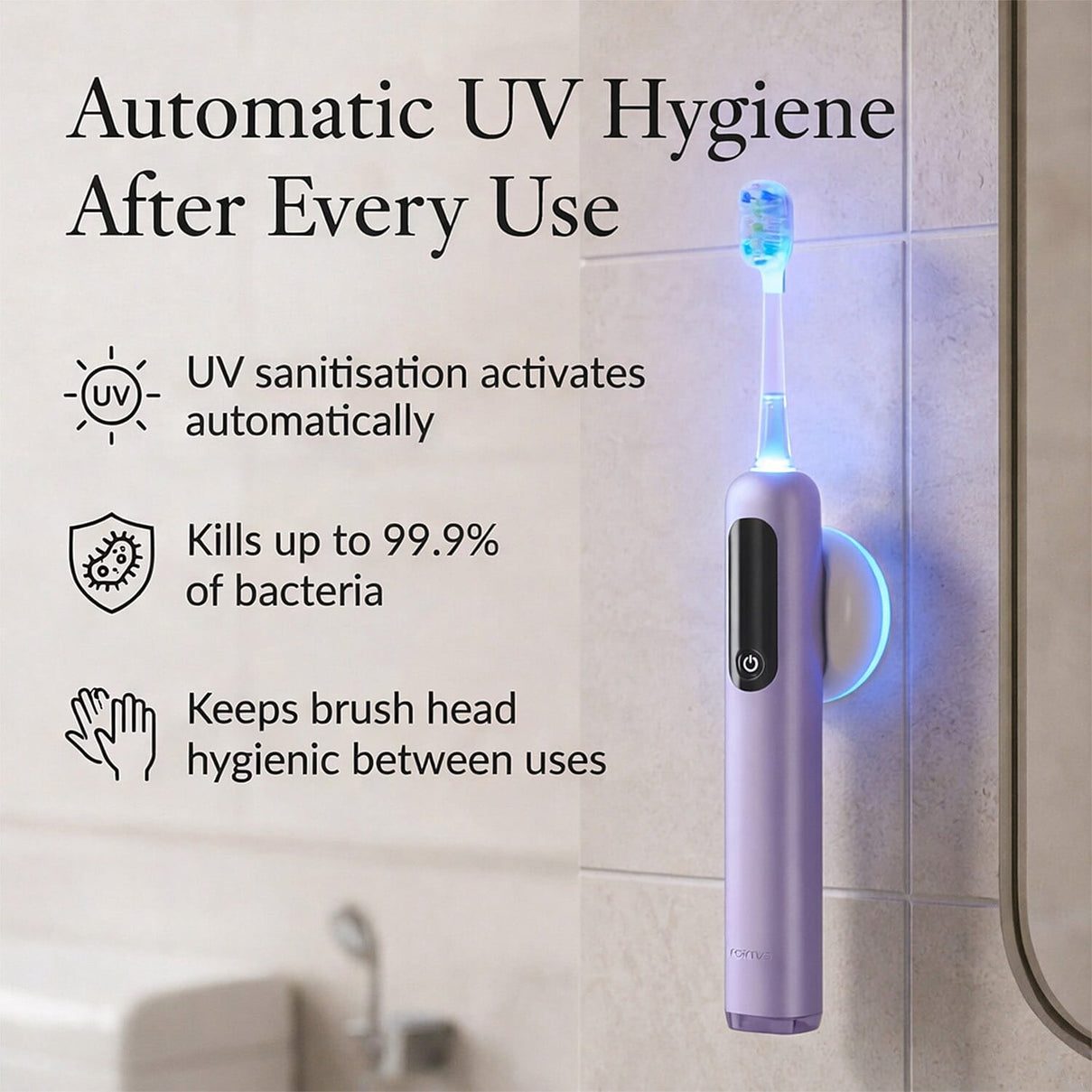Lab Life Sonic Toothbrush with Ultra Wave UV Sanitising 8245529 4
