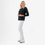La Marey Long Sleeve Side Fall Top (Size 12) - Black_8247830_2