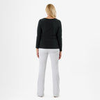 La Marey Long Sleeve Side Fall Top (Size 12) - Black_8247830_3