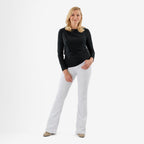 La Marey Long Sleeve Side Fall Top (Size 14) - Black_8247832_1