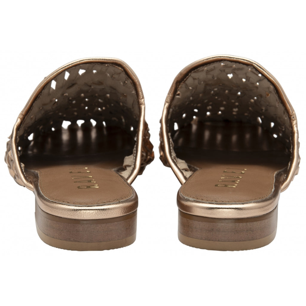 Ravel Women's Leather Anston Crochet Loafers (Size 7) - Rose Gold_8247859_2