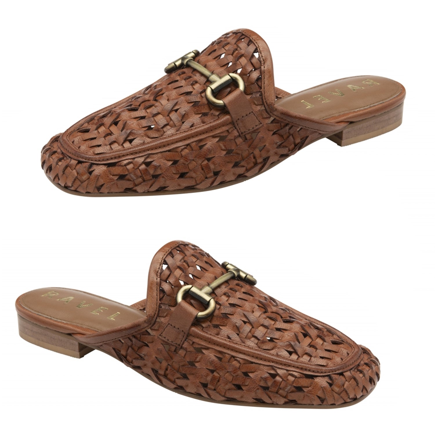 Ravel Women's Leather Anston Crochet Loafers (Size 6) - Tan 8247864 0