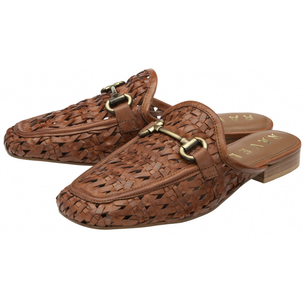 Ravel Women's Leather Anston Crochet Loafers (Size 6) - Tan_8247864_1