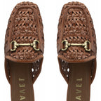 Ravel Women's Leather Anston Crochet Loafers (Size 6) - Tan_8247864_3