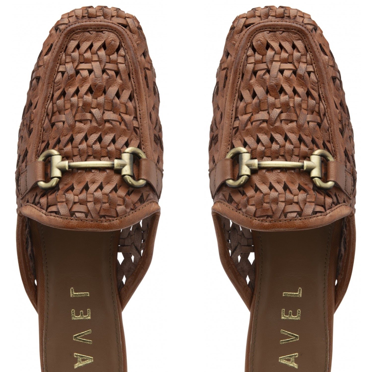 Ravel Women's Leather Anston Crochet Loafers (Size 6) - Tan 8247864 3