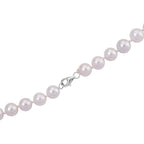 AAA Rare Size Edison Pearl (8-10mm) Necklace (Size 30) in Rhodium Overlay Sterling Silver_8248083_3