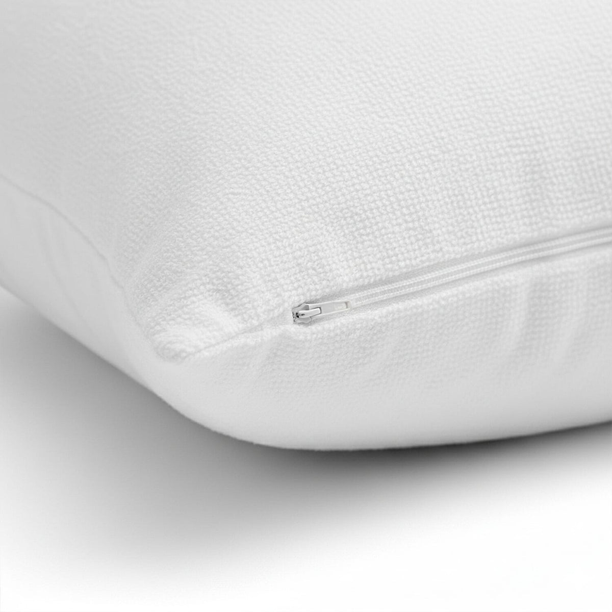 Set of 2 Terry Towelling Water Proof Pillow Protectors (74x48cm) - White 8249096 2
