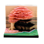 LIVMORE 2026 Tree House Sculpture Calendar & Acrylic Pen Holder - Pink_8249378_3