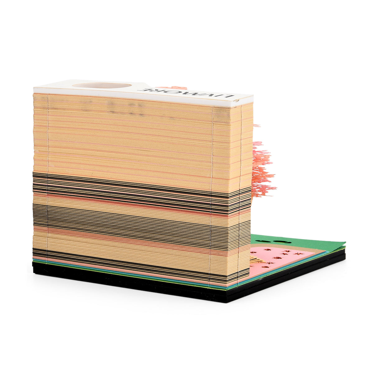 LIVMORE Tree House Sculpture Calendar &amp; Acrylic Pen Holder - Pink V32520864 6