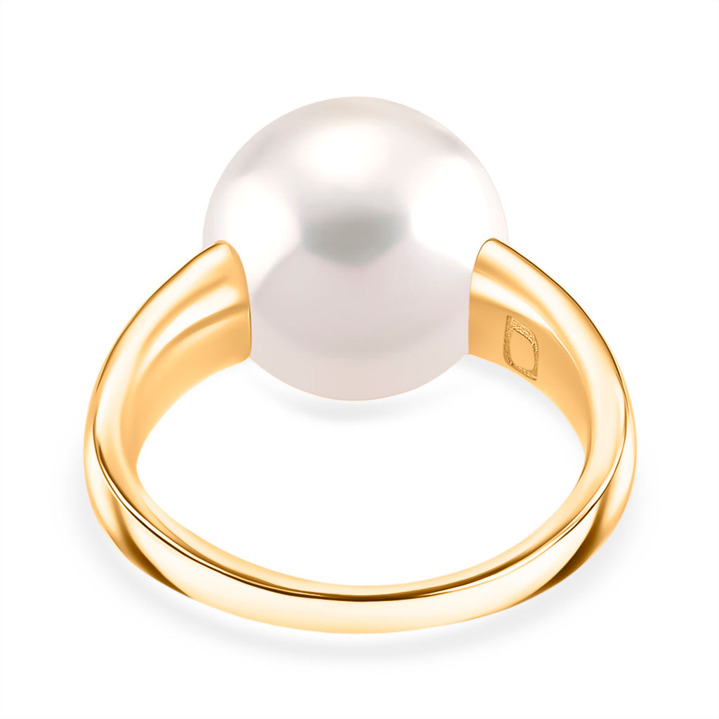 D'joy Edison Pearl (12 mm)  Ring in Yellow Gold Plated Sterling Silver_8249699_3