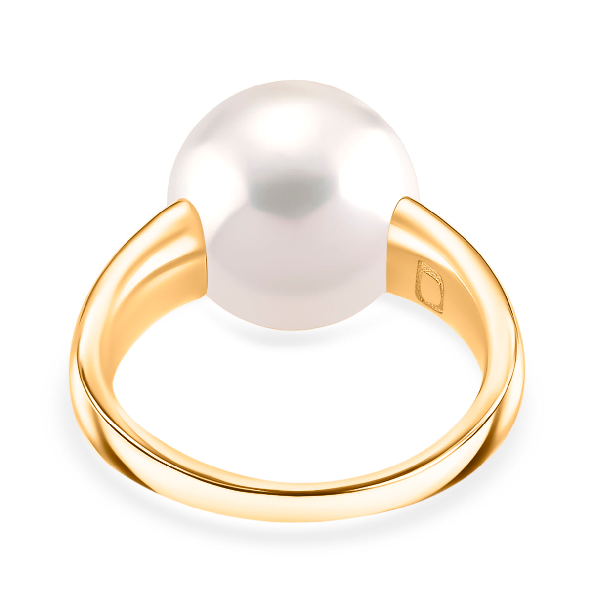 D'joy Edison Pearl (12 mm)  Ring in Yellow Gold Plated Sterling Silver 8249699 4