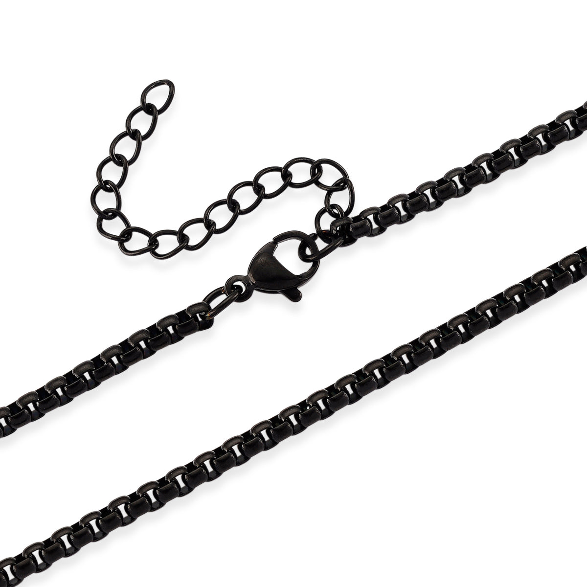 Anchor Necklace (Size - 24 + 2 Ext) in Black Colour V32531054 6