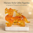 First Time Ever- Murano Style Qilin Figurine