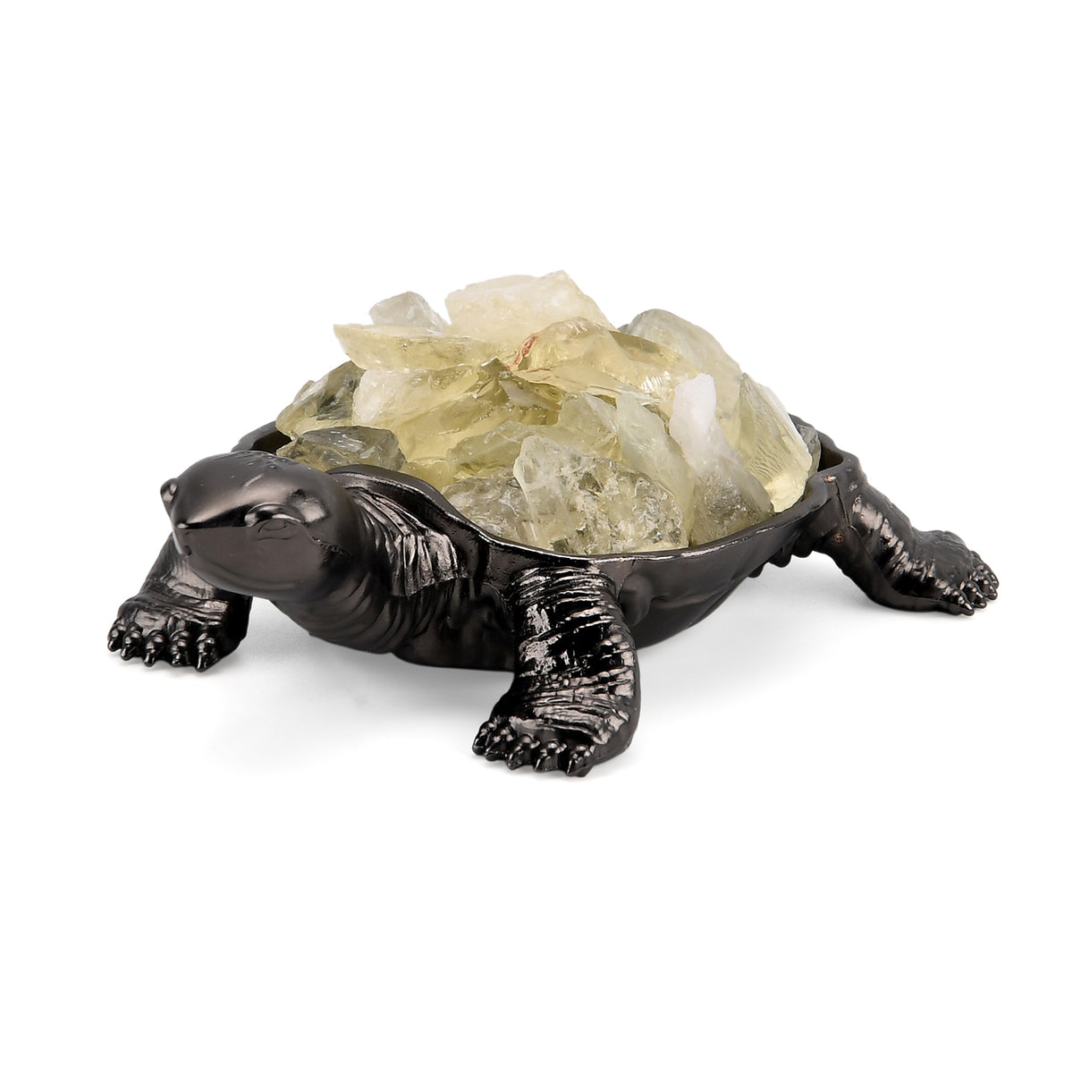 2-Piece Citrine Crystal Turtle with Matching Bracelet - Yellow V32526912 3