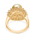 D'Joy Golden South Sea Pearl, Yellow Sapphire & White Zircon Ring in 18K Vermeil Yellow Gold Plated Sterling Silver 8.10 Ct._8251296_4