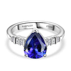 Rhapsody 950 Platinum AAAA Tanzanite White Diamond (VS/EF) Ring 2.56 Ct, Platinum Wt. 5.70 Gms._8251542
