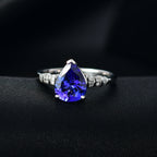 Rhapsody 950 Platinum AAAA Tanzanite White Diamond (VS/EF) Ring 2.56 Ct, Platinum Wt. 5.70 Gms._8251542_1