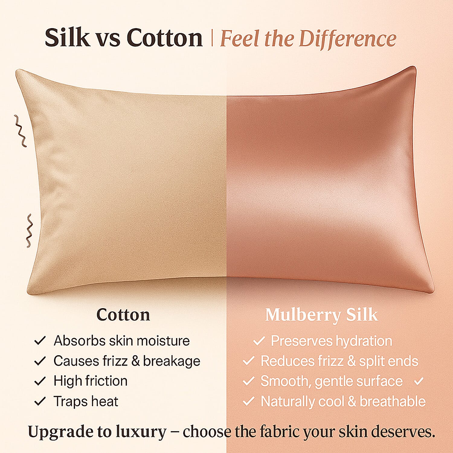 LIVMORE 100% Mulberry Silk Luxury Pillow Cover with MOP Button Closure 8252470 3
