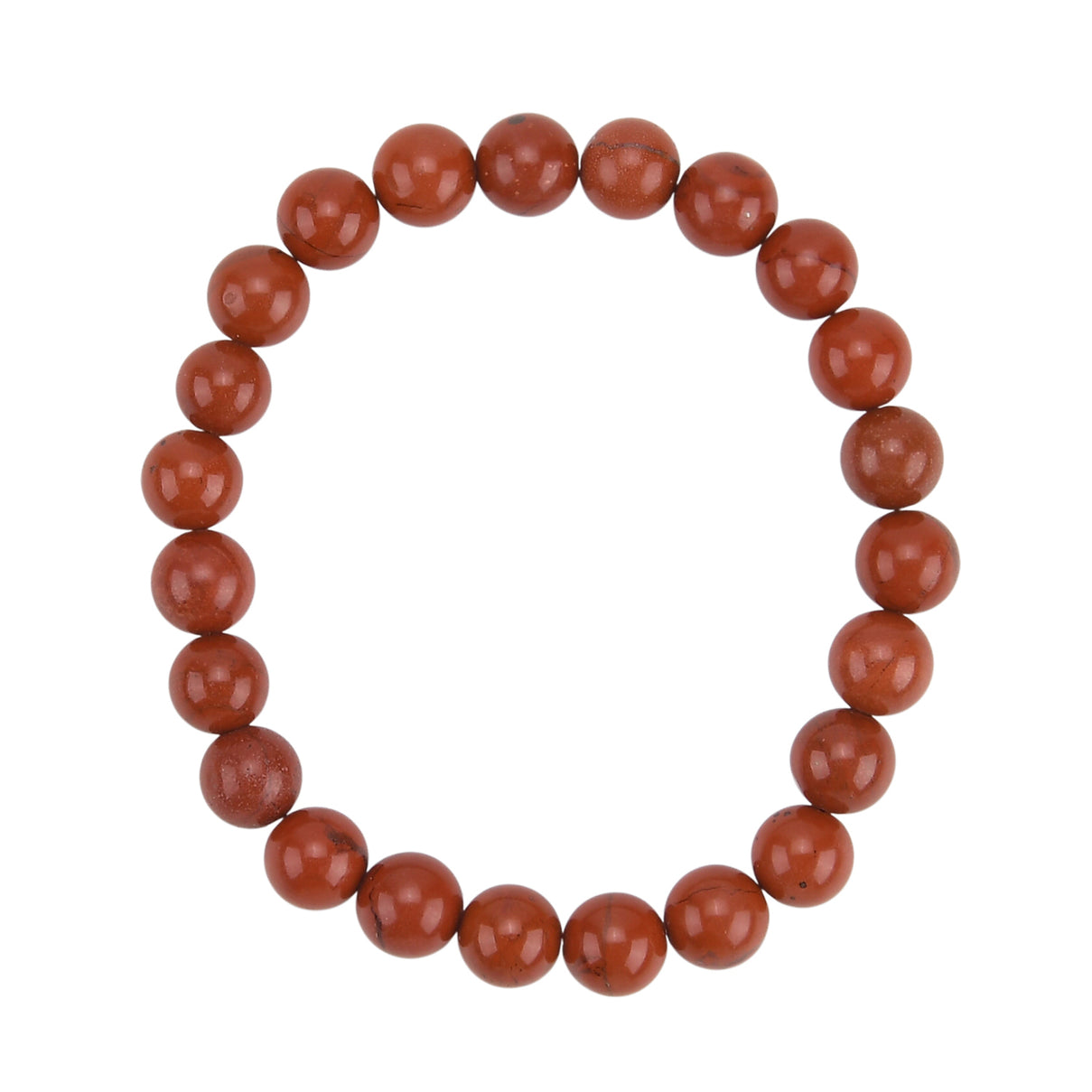 80 Genuine Gemstone Frame Collection with Bracelet (Size 7 Stretchable) - Red Jasper V32517401 3