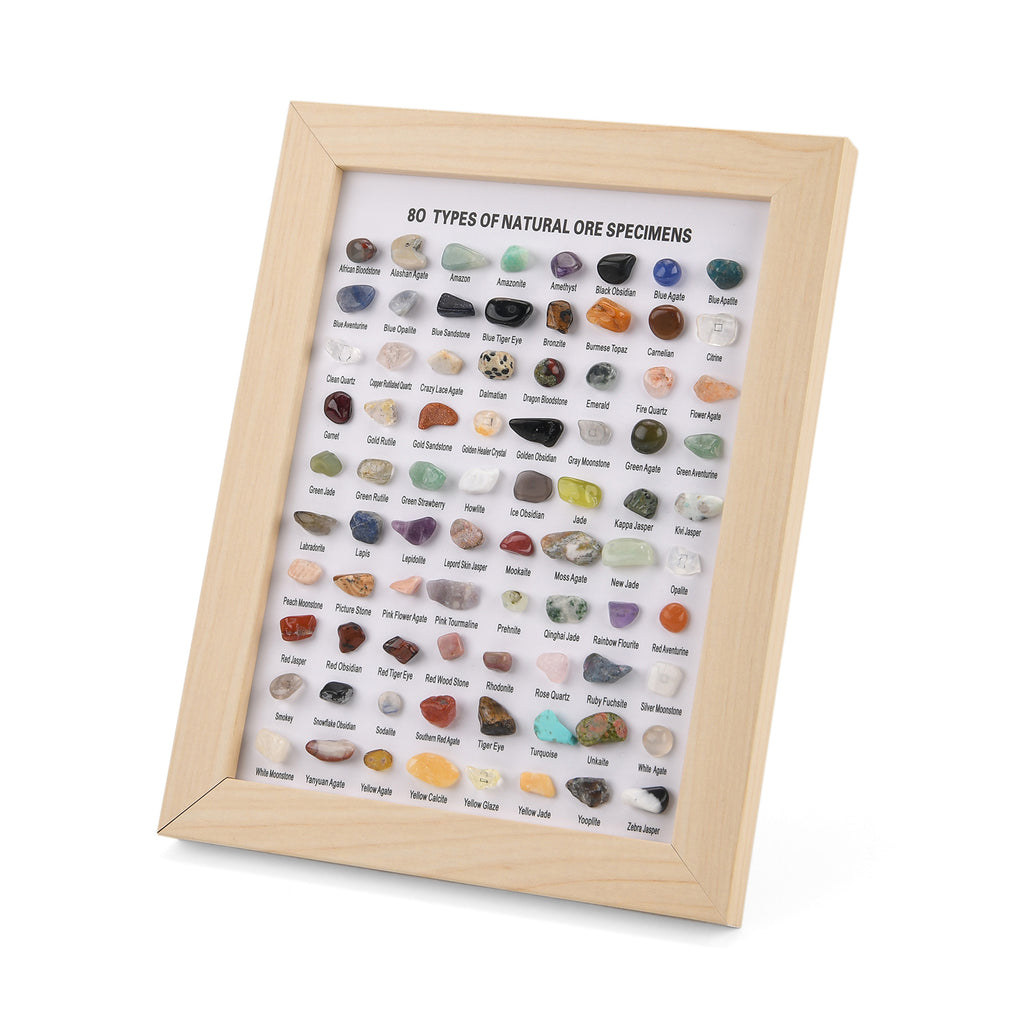80 Genuine Gemstone Frame Collection with Bracelet (Size 7 Stretchable) - Red Jasper_8252506_4