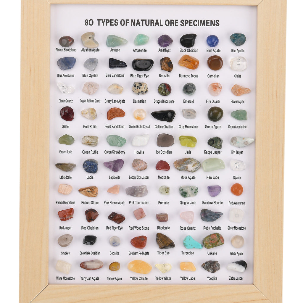 80 Genuine Gemstone Frame Collection with Bracelet (Size 7 Stretchable) - Red Jasper_8252506_6