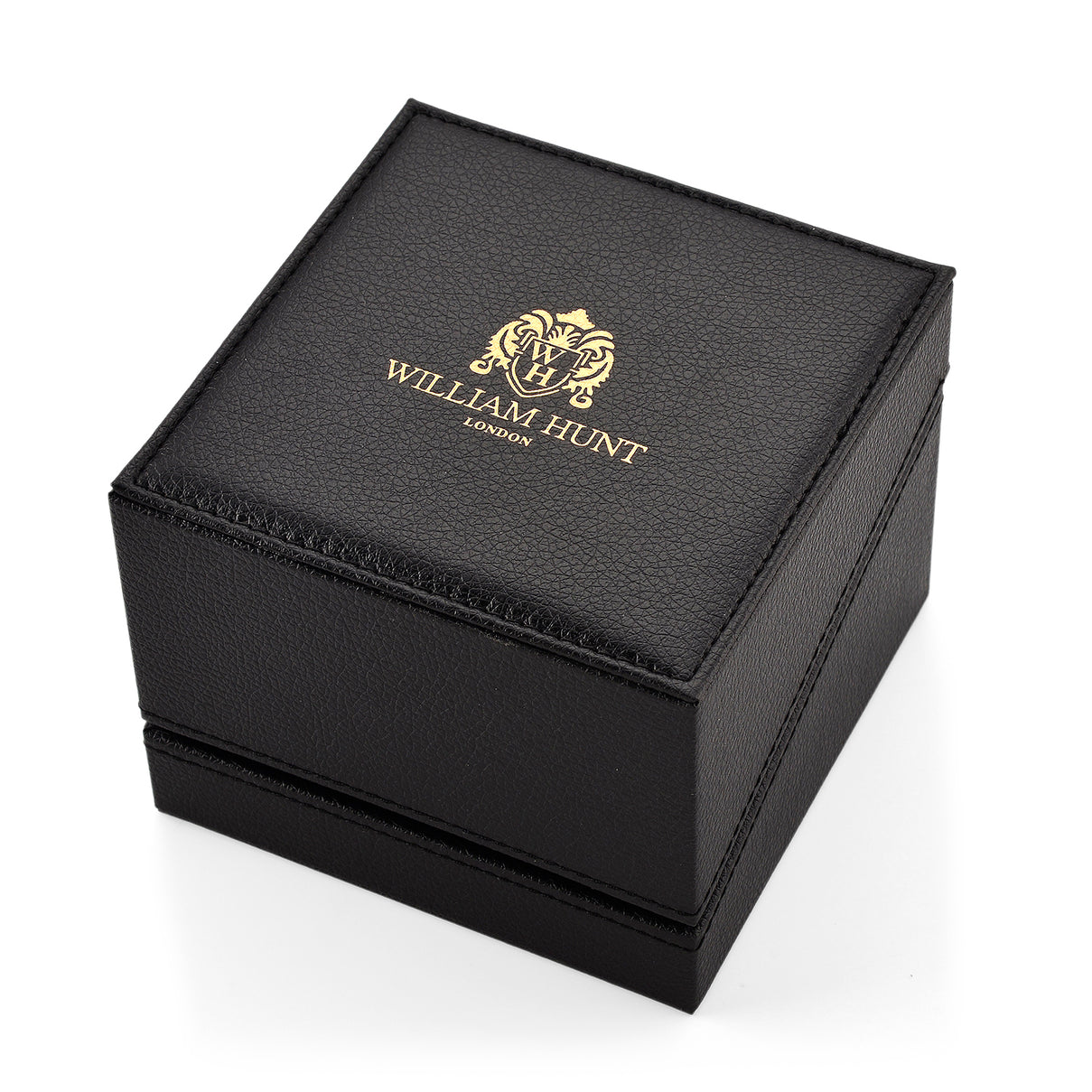 WILLIAM HUNT Limited Edition Heritage Automatic Watch with Adjustable Black Leather Strap - 5ATM Water Resistancy &amp; Sapphire Crystal Glass - White V32531541 10