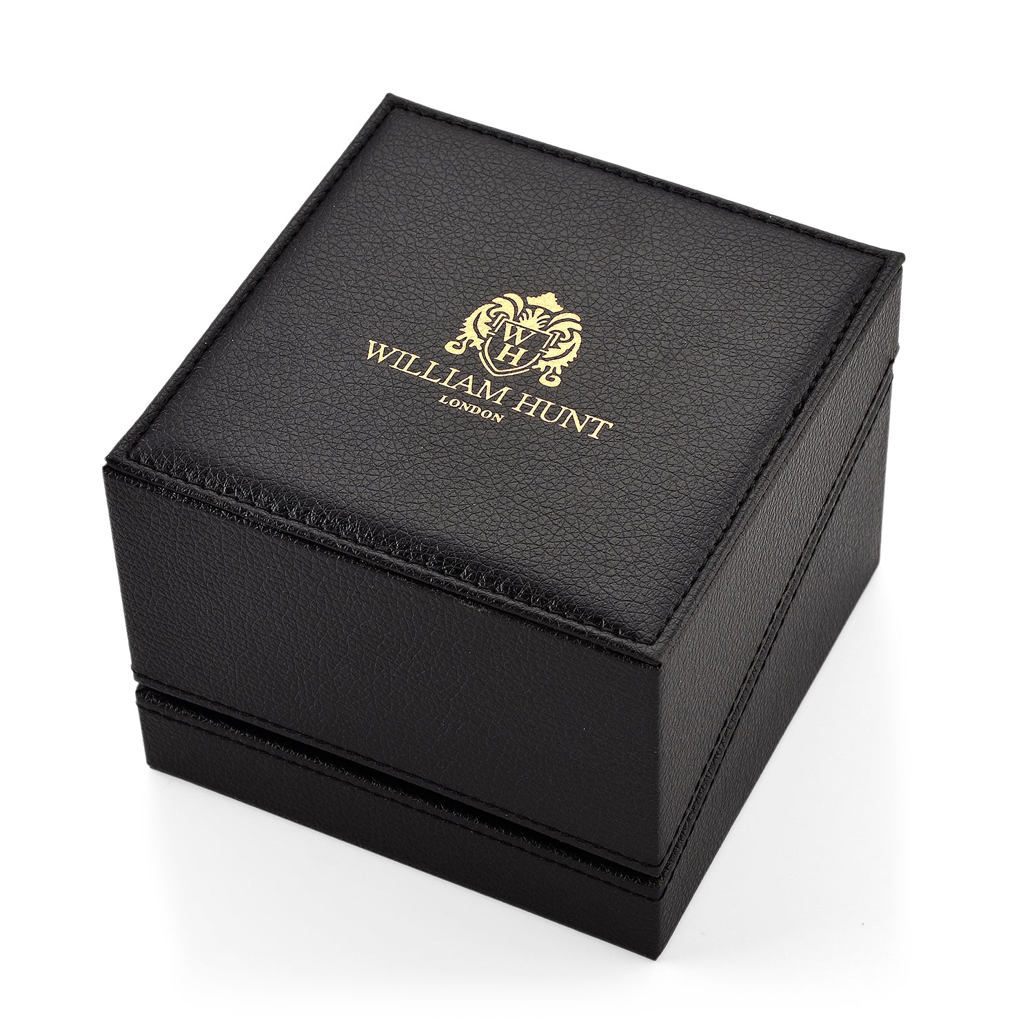 WILLIAM HUNT Limited Edition Heritage Automatic Watch with Adjustable Black Leather Strap - 5ATM Water Resistancy &amp; Sapphire Crystal Glass - White V32531541 10