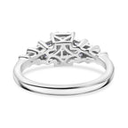 Luxuriant Lab Grown Diamond (SI/GH) Ring in Rhodium Overlay Sterling Silver 0.51 Ct._8253619_4