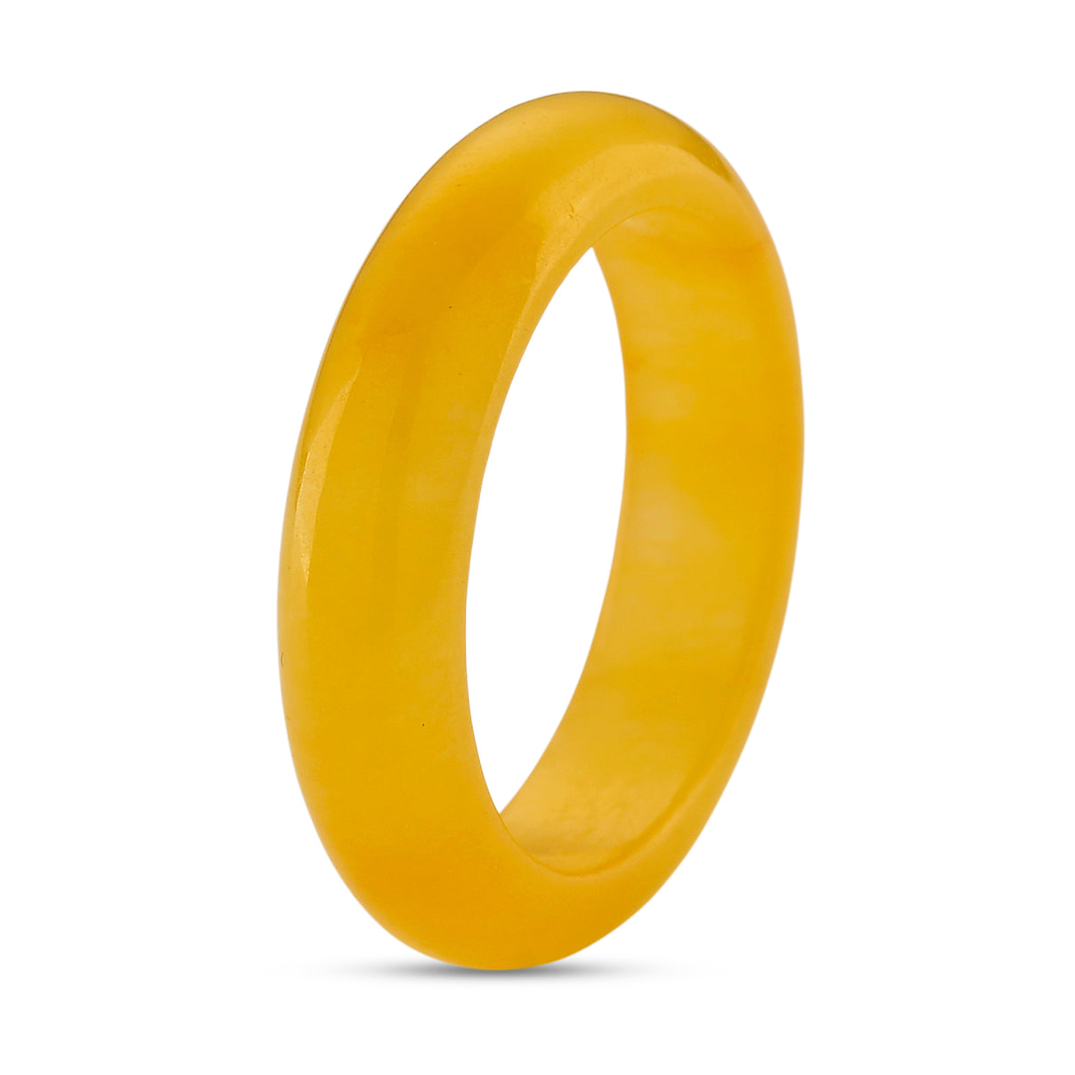 (Sz- O) Honey Jadeite Jade  Band Ring 15.00 Ct. V32492331 3