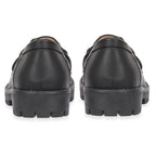 Adeline Ladies' Trendy Loafers With Padded Insole (Size 5) - Black_8259316_2