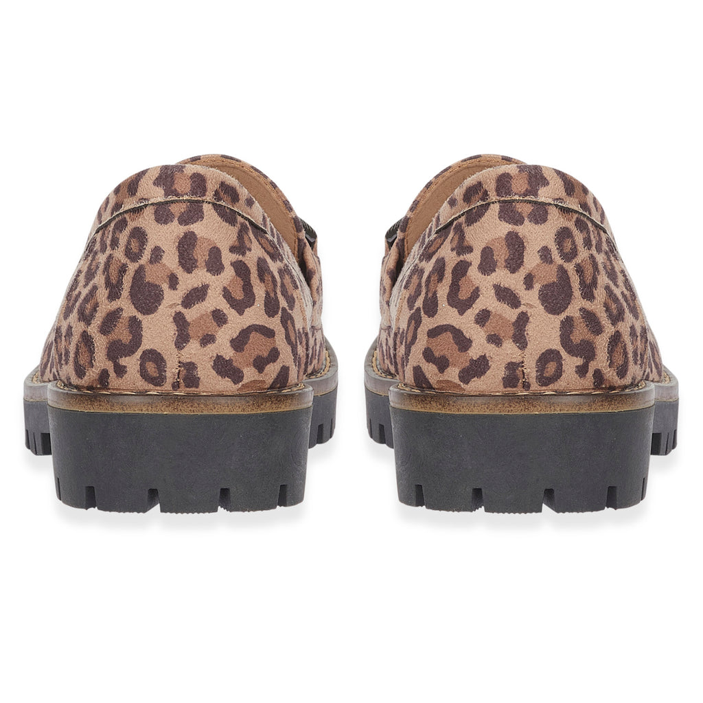 Adeline Ladies' Trendy Loafers With Padded Insole (Size 6) - Leopard_8259330_2