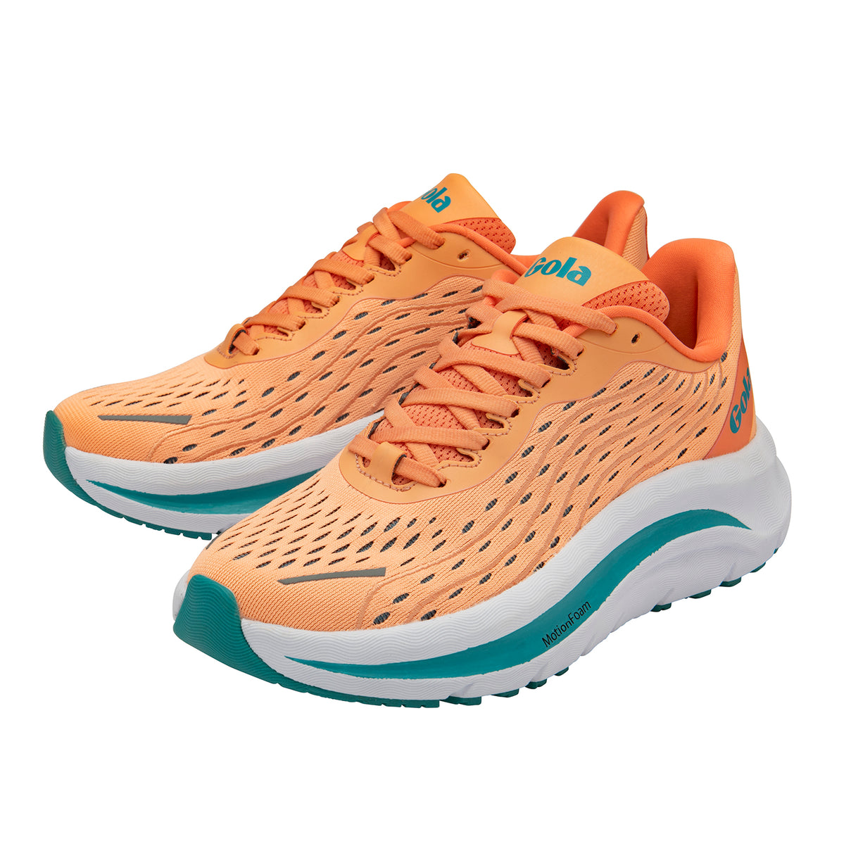 Gola Performance Alzir Speed Running Trainers (Size 4) - Coral V32514271 2