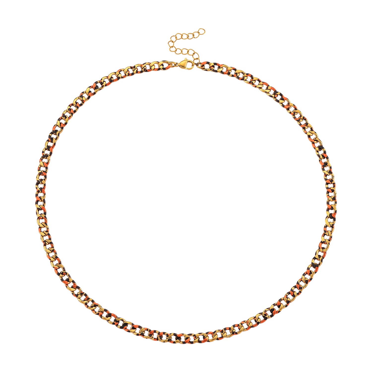Designer Inspired - Leopard Print Necklace (Size 20) V32533236 4