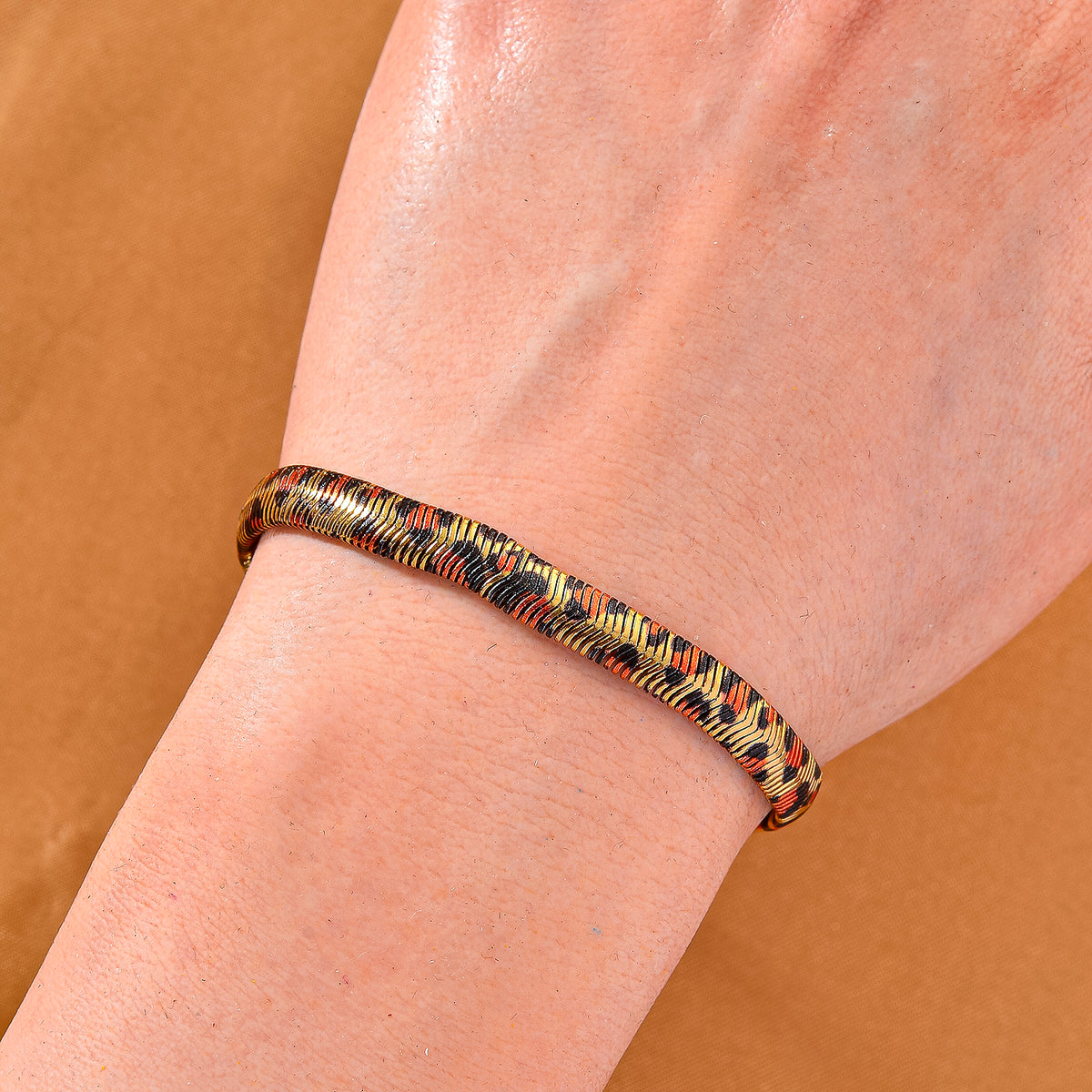 Designer Inspired- Leopard Print Bracelet (Size 7.5) V32532591 2