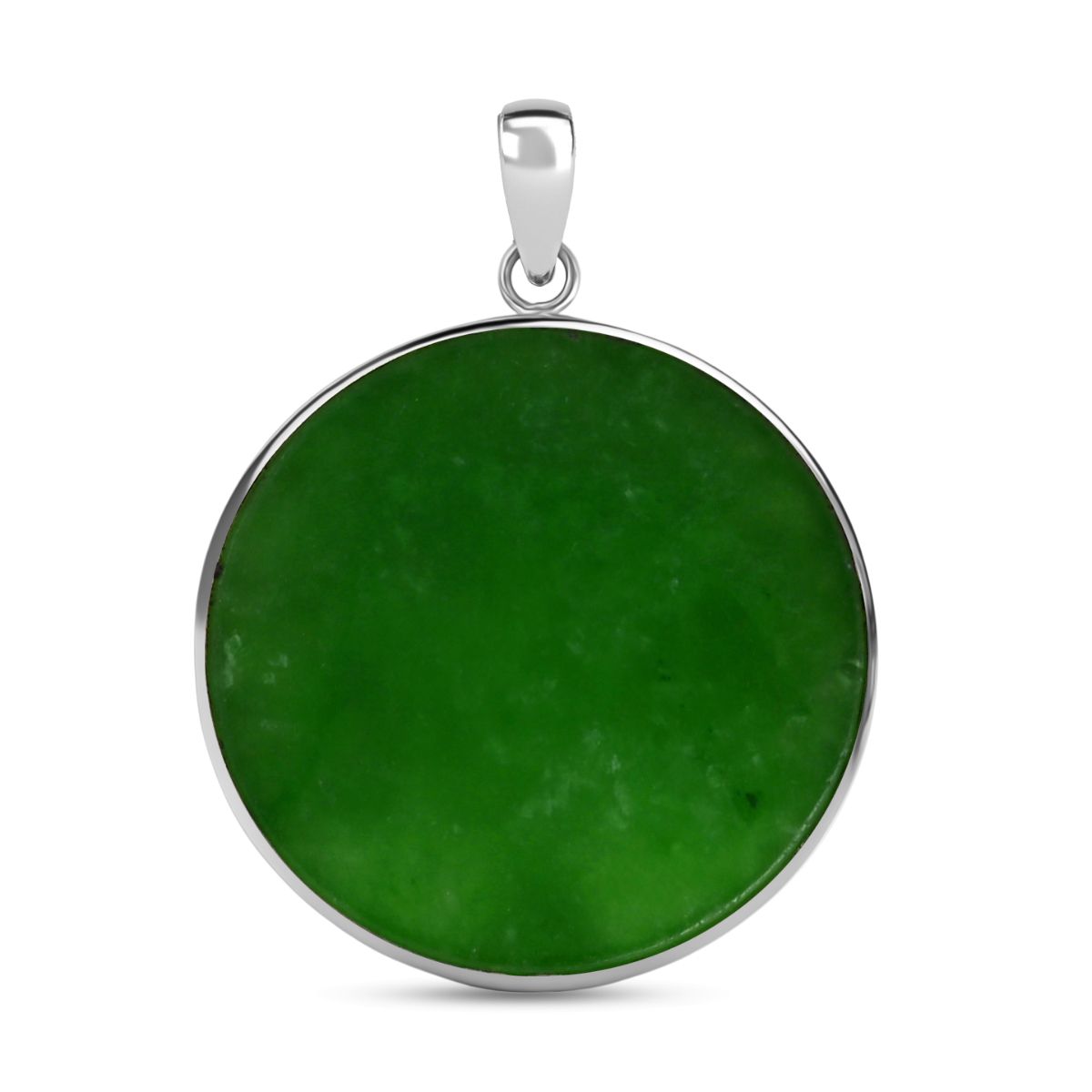 Bali Legacy Green Jade Sterling Silver Tree Of Life Pendant  39.14 Ct, Silver Wt. 4.67 Gms. 8261415 4