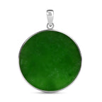 Bali Legacy Green Jade Sterling Silver Tree Of Life Pendant  39.14 Ct, Silver Wt. 4.67 Gms._8261415_4