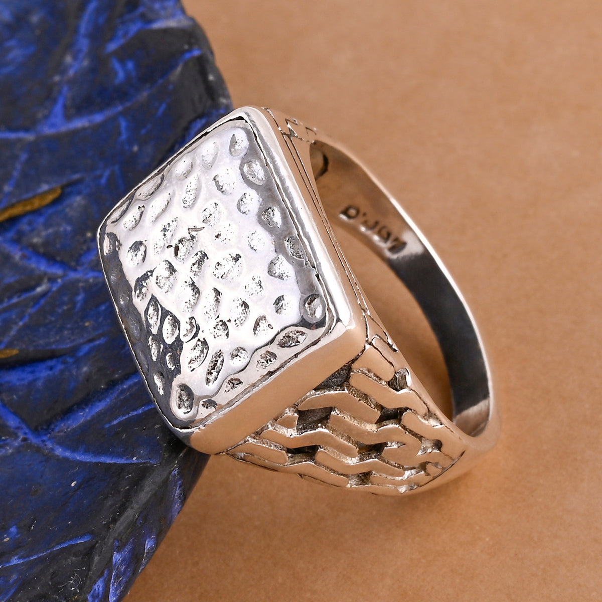 D'Joy Sterling Silver Signet Ring, Silver Wt. 10.74 Gms V32516284 2
