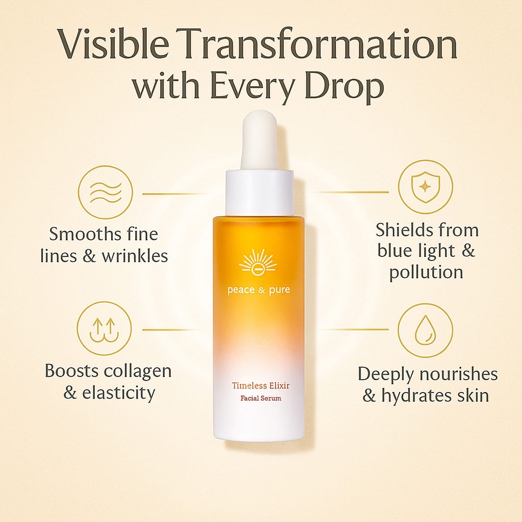 Peace & Pure Timeless Elixir Facial Serum - 30ml
