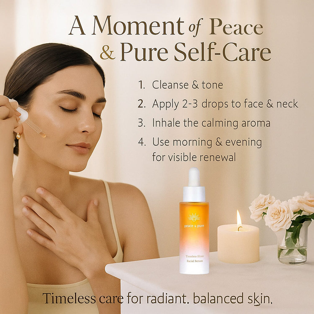 Peace & Pure Timeless Elixir Facial Serum - 30ml
