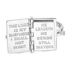 D'Joy Bible Ring in Yellow Gold Plated & Rhodium Overlay Sterling Silver, Silver Wt. 8.98 Gms._8265048_3