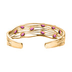Close Out Deal - Cabo Delgado Ruby Cuff Bangle (Size 7.5)  7.59 Ct._8265453_4