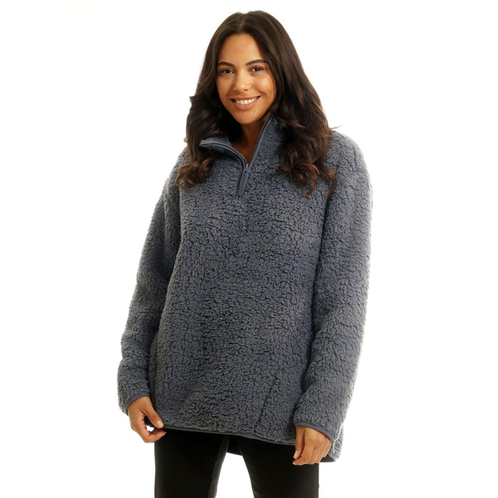 Closeout Deal - Light & Shade Super Soft Fleece Jumper (Size - S-M) - Navy