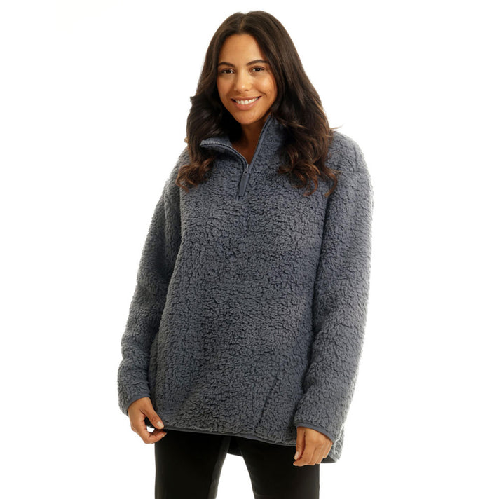 Light &amp; Shade Solid Fleece Jumper (S/M) - Navy 8265931 1