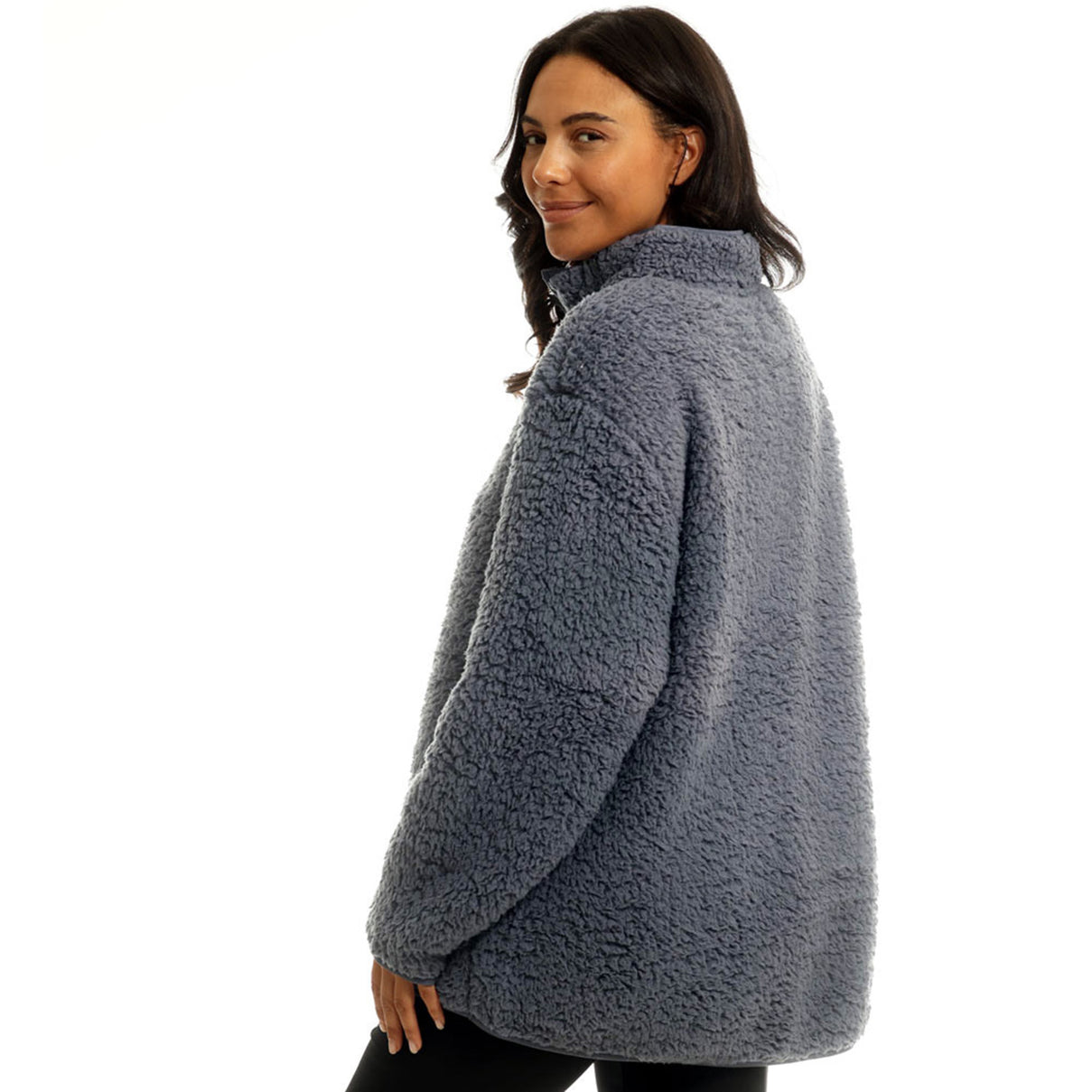 Light &amp; Shade Solid Fleece Jumper (S/M) - Navy 8265931 6